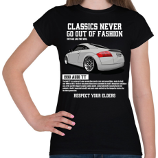 PRINTFASHION Audi TT - Női póló - Fekete