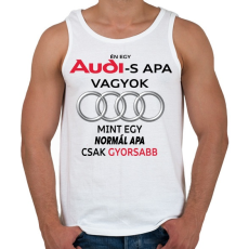 PRINTFASHION audika - Férfi atléta - Fehér