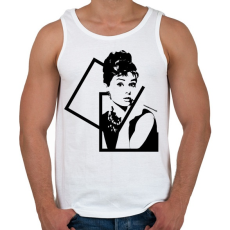 PRINTFASHION Audrey Hepburn - Férfi atléta - Fehér
