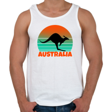 PRINTFASHION AUSTRALIA - Férfi atléta - Fehér atléta, trikó