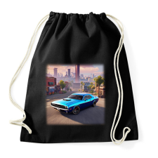 PRINTFASHION autó 3 - Sportzsák, Tornazsák - Fekete tornazsák