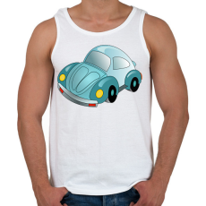 PRINTFASHION Autó - Férfi atléta - Fehér