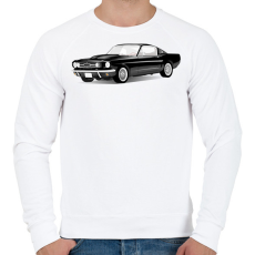 PRINTFASHION Autó  - Férfi pulóver - Fehér