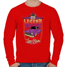 PRINTFASHION Autó legendák - Férfi pulóver - Piros férfi pulóver, kardigán