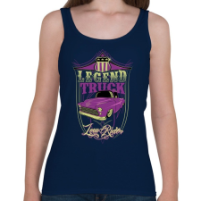 PRINTFASHION Autó legendák - Női atléta - Sötétkék női trikó