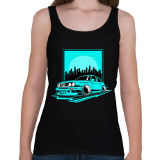 PRINTFASHION autó - Női atléta - Fekete