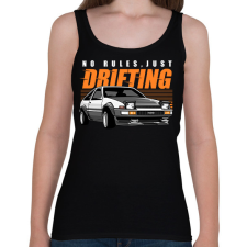 PRINTFASHION Autó  - Női atléta - Fekete női trikó