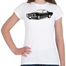 PRINTFASHION Autó  - Női póló - Fehér