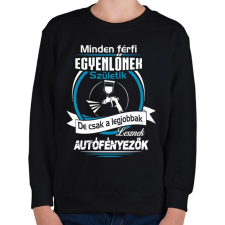 PRINTFASHION Autófényező születésnap - Gyerek pulóver - Fekete gyerek pulóver, kardigán
