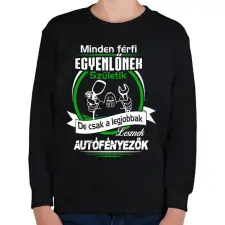 PRINTFASHION Autófényezők születésnapja - Gyerek pulóver - Fekete gyerek pulóver, kardigán
