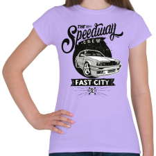 PRINTFASHION Autópálya - Női póló - Viola női póló