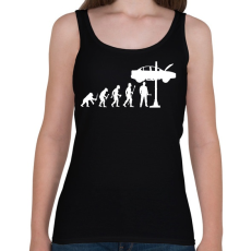 PRINTFASHION Autószerelő fejlődés - Női atléta - Fekete