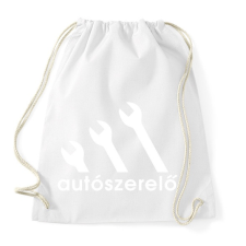 PRINTFASHION Autószerelő - Sportzsák, Tornazsák - Fehér tornazsák