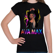 PRINTFASHION AVA MAX 4 - Női póló - Fekete női póló