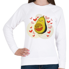 PRINTFASHION Avokádó anyuka - Női pulóver - Fehér