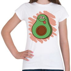 PRINTFASHION Avokádó - Női póló - Fehér