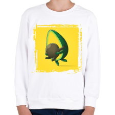 PRINTFASHION Avokádó ölelés - Gyerek pulóver - Fehér gyerek pulóver, kardigán