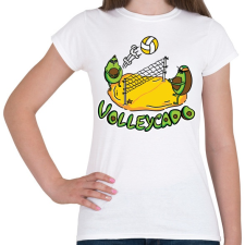 PRINTFASHION Avokádós röplabda - Női póló - Fehér női póló