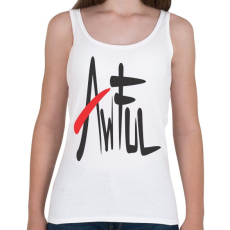 PRINTFASHION Awful - Női atléta - Fehér