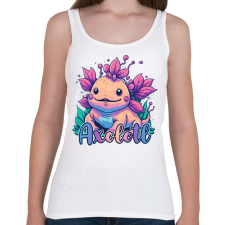 PRINTFASHION Axolotl - Női atléta - Fehér női trikó