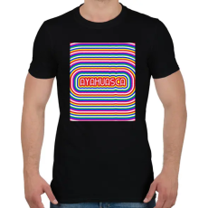 PRINTFASHION AYAHUASCA - Férfi póló - Fekete