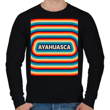 PRINTFASHION AYAHUASCA - Férfi pulóver - Fekete férfi pulóver, kardigán