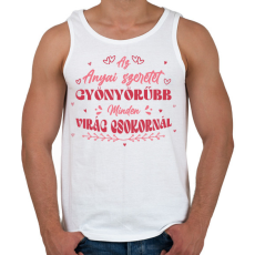 PRINTFASHION Az anyai szeretet - Férfi atléta - Fehér