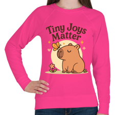 PRINTFASHION Az apró örömök is számítanak - Női pulóver - Fukszia női pulóver, kardigán