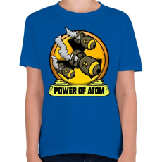 PRINTFASHION Az atom ereje - Gyerek póló - Királykék