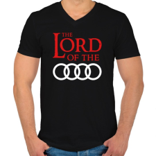 PRINTFASHION Az audik ura - Férfi V-nyakú póló - Fekete férfi póló