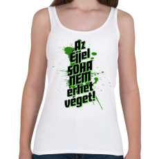 PRINTFASHION Az éjjel soha nem érhet véget! - Női atléta - Fehér