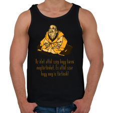 PRINTFASHION Az élet azért szép - Férfi atléta - Fekete atléta, trikó