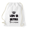PRINTFASHION az élet jobb barátokkal - Sportzsák, Tornazsák - Fehér