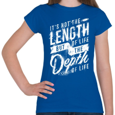 PRINTFASHION Az élet nehézségei - Női póló - Királykék női póló