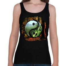 PRINTFASHION Az élet valójában! - Női atléta - Fekete