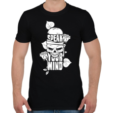 PRINTFASHION Az elméd - Férfi póló - Fekete