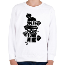 PRINTFASHION Az elméd - Gyerek pulóver - Fehér gyerek pulóver, kardigán