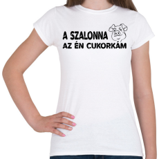 PRINTFASHION Az én cukorkám - Női póló - Fehér