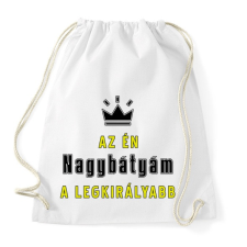 PRINTFASHION Az én nagybátyám - Sportzsák, Tornazsák - Fehér tornazsák