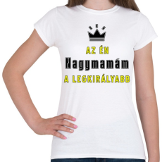 PRINTFASHION Az én nagymamám - Női póló - Fehér