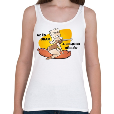 PRINTFASHION Az én uram - Női atléta - Fehér