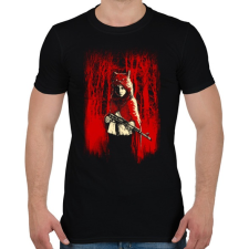 PRINTFASHION Az erdő gyilkosa - Férfi póló - Fekete férfi póló