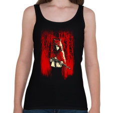 PRINTFASHION Az erdő gyilkosa - Női atléta - Fekete női trikó
