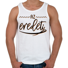 PRINTFASHION Az eredeti - iker - Férfi atléta - Fehér atléta, trikó