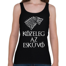 PRINTFASHION Az esküvő közeleg - Női atléta - Fekete