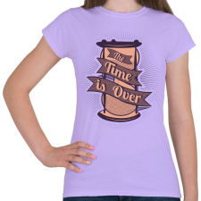 PRINTFASHION Az idő lejárt - Női póló - Viola női póló