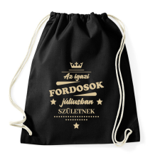 PRINTFASHION Az igazi Fordosok - Hónappal - Sportzsák, Tornazsák - Fekete tornazsák