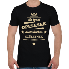 PRINTFASHION Az igazi Opelesek - Hónappal - Férfi póló - Fekete férfi póló