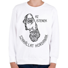 PRINTFASHION Az istenek szakállat hordanak - Gyerek pulóver - Fehér gyerek pulóver, kardigán