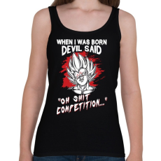 PRINTFASHION Az ördög vetélytársa - Női atléta - Fekete